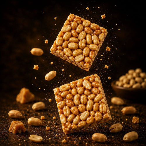 Full dabba peanut chikki - 60 pieces